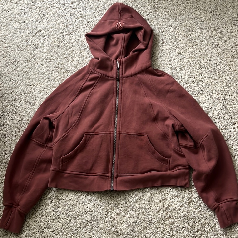 Lululemon full zip scuba hoodie